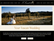 Tablet Screenshot of ferraliweddingplanner.com